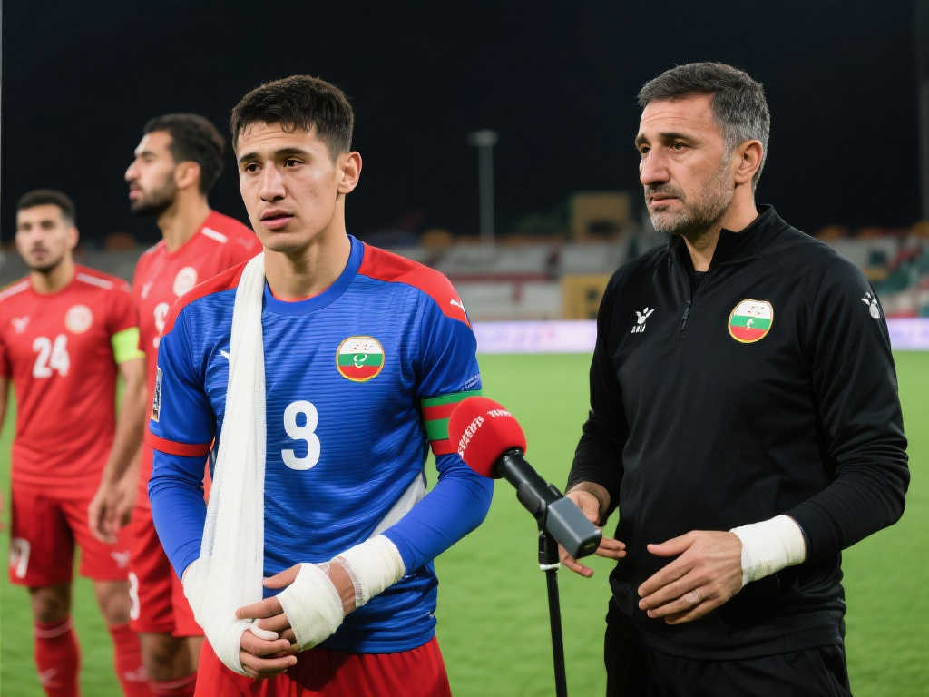 塔吉克斯坦主帅：尽管两名主力受伤，仍将全力以赴挑战中国队